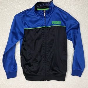 PUMA Zip Up Track Jacket Size 6 Boys